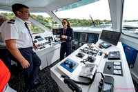 The Captain, our guide and the controls and displays