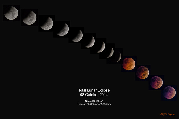 Pre-dawn Full Lunar Eclipse -2014