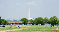 View from Gravelly Point as the crowd gathers for the Arsenal for Democracy flyover