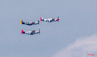 Three P-51 Mustangs