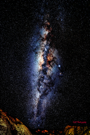 Milky Way seen from the dark skies of the Sacred Valley in Peru - July 2019
