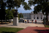 Tecumseh Statue and Bancroft Hall in Background